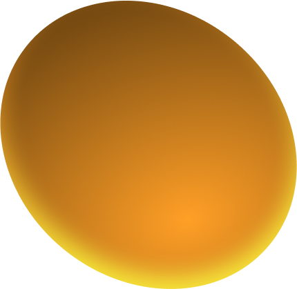 Yellow decorative ellipse